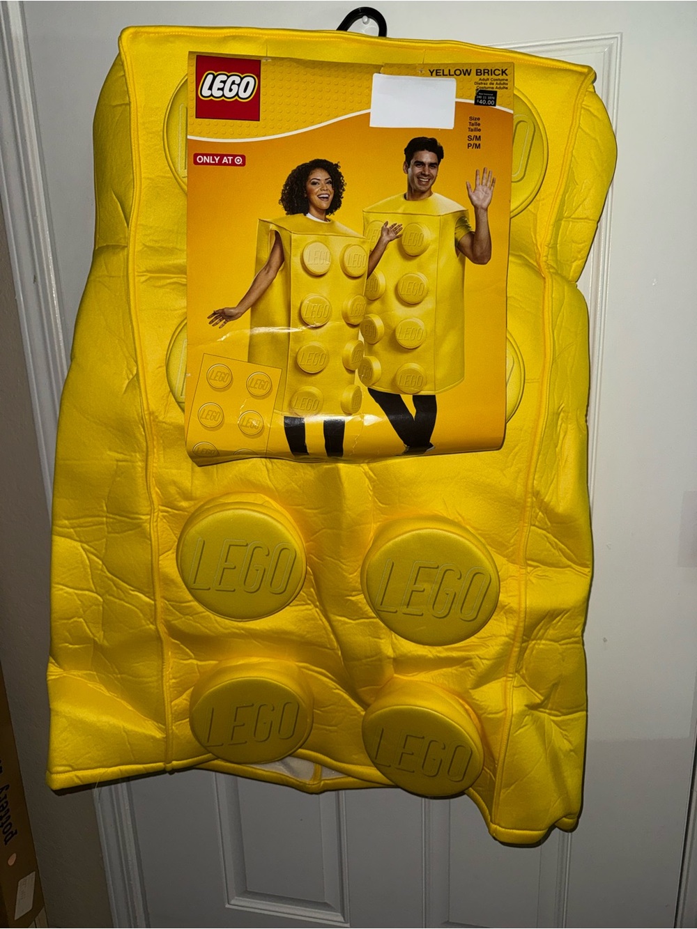 Lego Bright Yellow Brick Costume for Adults size S/M BRAND NEW - Picture 5 of 7
